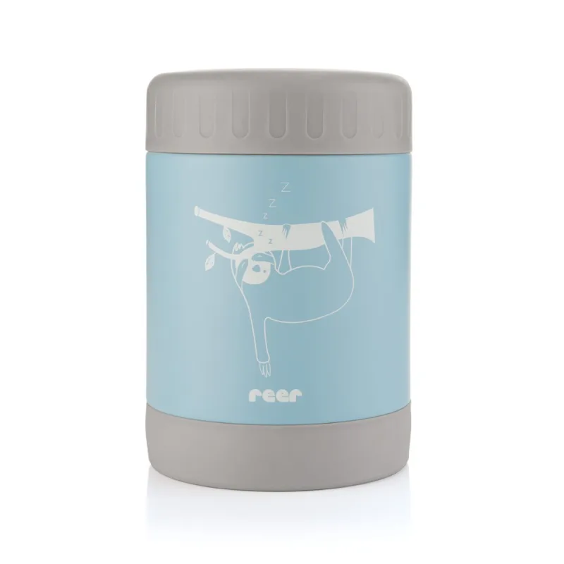 Cutie termica de mancare din otel inoxidabil Colour Design Albastru, 300ml, Reer — preț și oferte