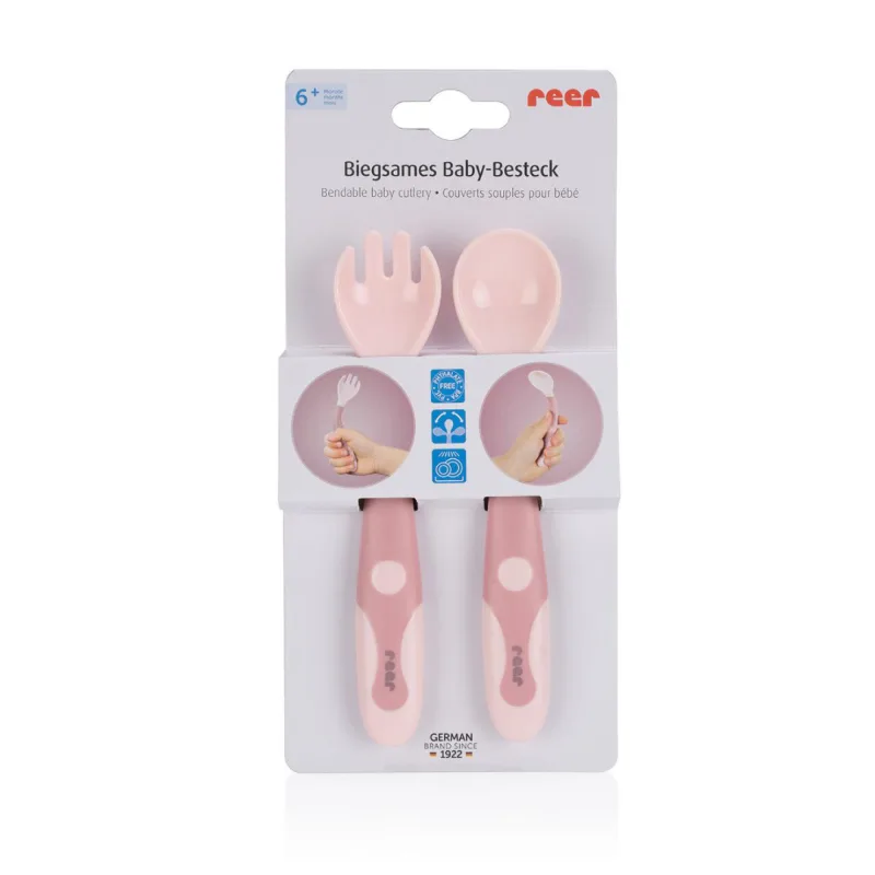 Tacamuri flexibile pentru copii fara bpa +6 luni Roz, 1 bucata, Reer — preț și oferte