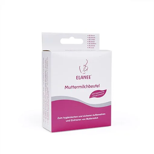 Pungi pentru depozitarea laptelui matern Elanee, 180ml x 20 bucati, Grunspecht — preț și oferte