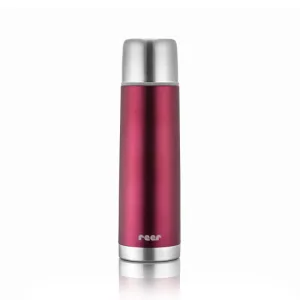 Termos din otel inoxidabil vidat Colour Cup Rosu, 500ml, Reer