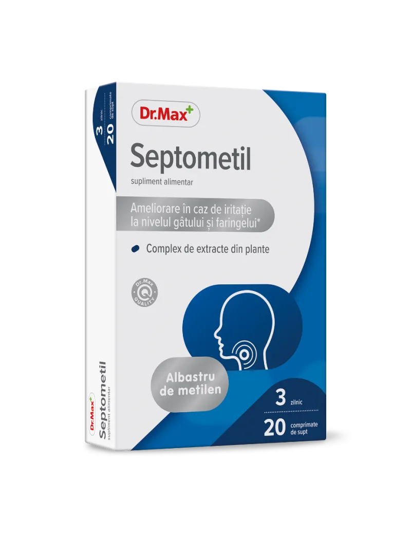 Dr. Max Septometil, 20 comprimate masticabile — preț și oferte