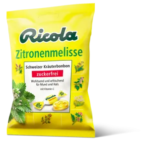 Dropsuri din plante Lemon Mint, 75g, Ricola