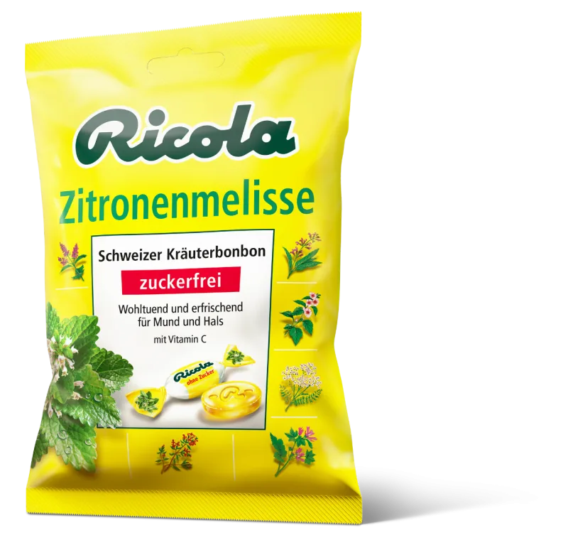 Dropsuri din plante Lemon Mint, 75g, Ricola — preț și oferte