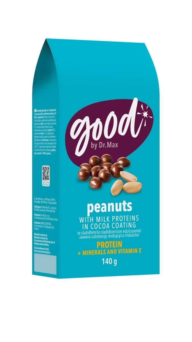 Good by Dr. Max® Arahide glazurate in cacao, 140g — preț și oferte