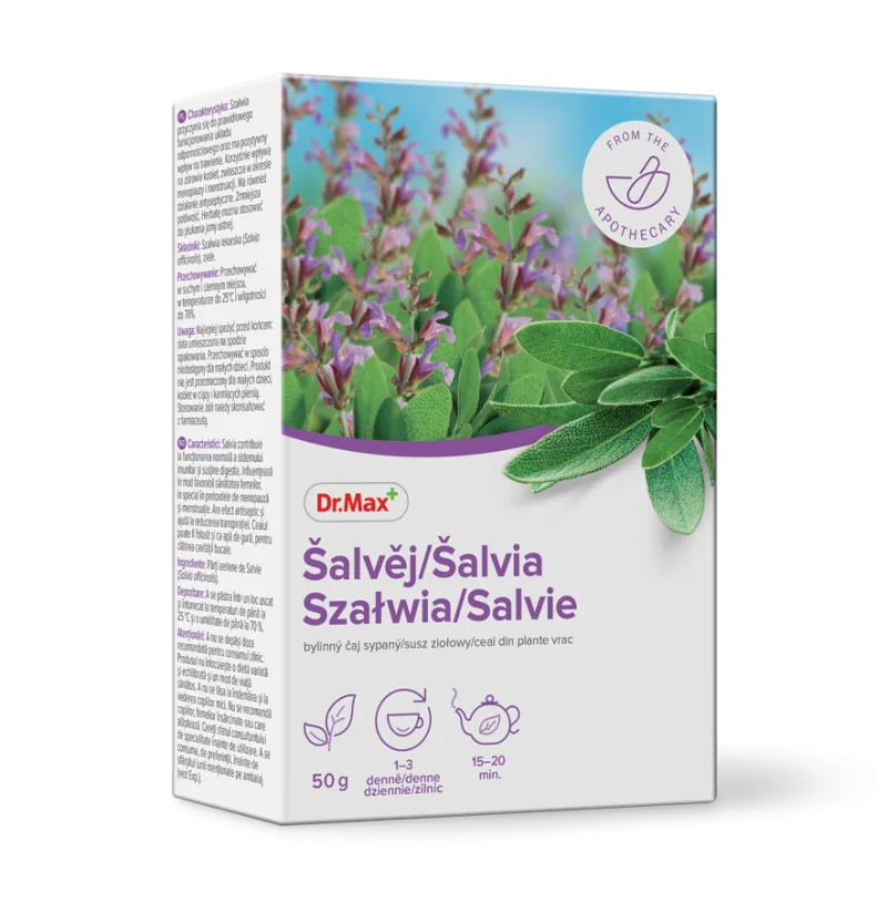 Dr. Max Ceai de salvie, 50g — preț și oferte