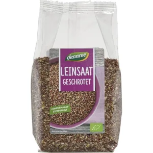 Seminte de in eco zdrobite, 200g, Dennree