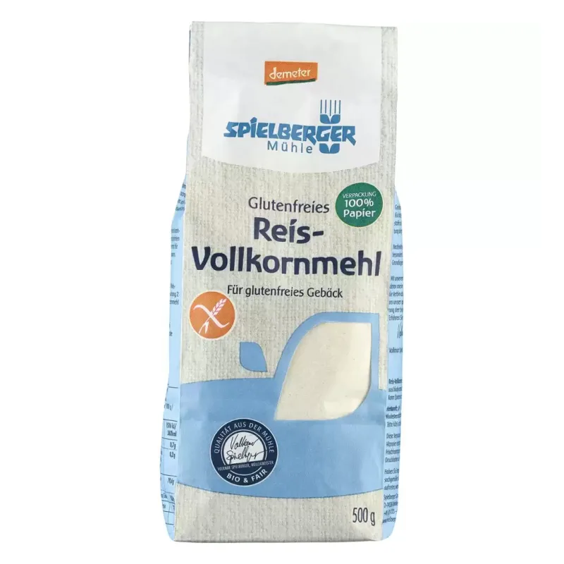 Faina integrala de orez Eco fara gluten Demeter, 500g, Spielberger — preț și oferte