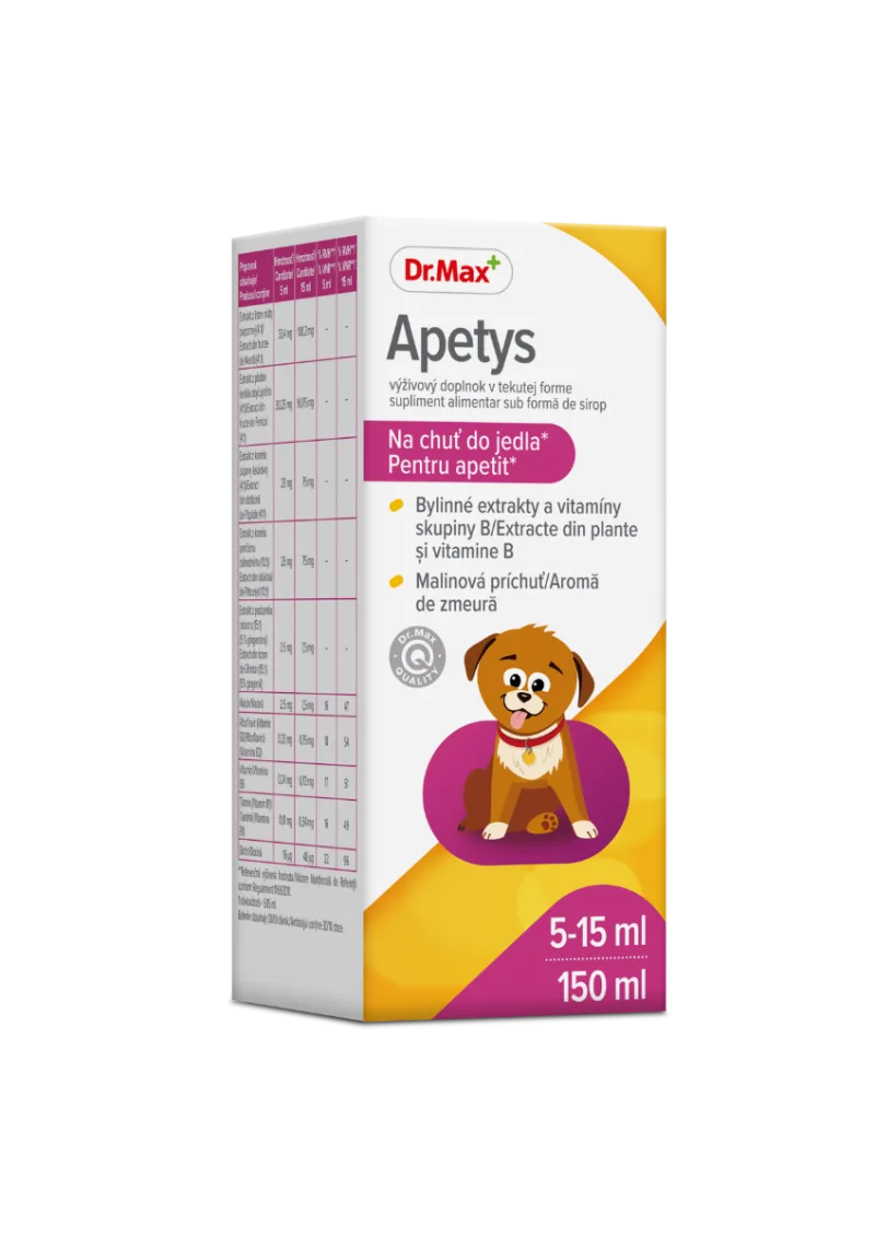 Dr. Max Apetys Sirop Kids, 150ml — preț și oferte