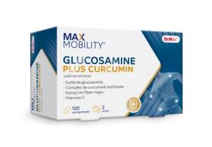 Dr. Max Glucosamine Plus Curcumin, 120 comprimate filmate