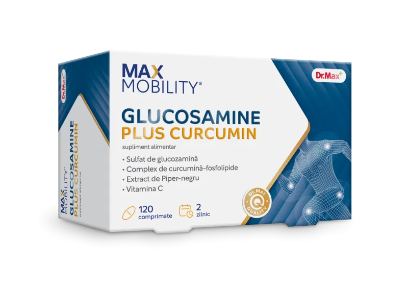 Dr. Max Glucosamine Plus Curcumin, 120 comprimate filmate — preț și oferte