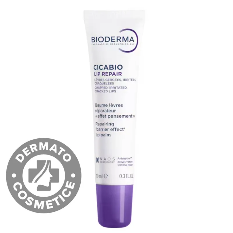 Balsam reparator pentru buze Cicabio, 10ml, Bioderma — preț și oferte