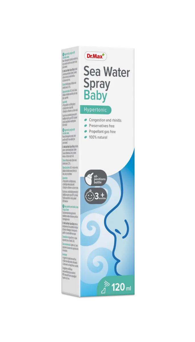 Dr. Max Spray nazal hipertonic Baby, 120ml — preț și oferte