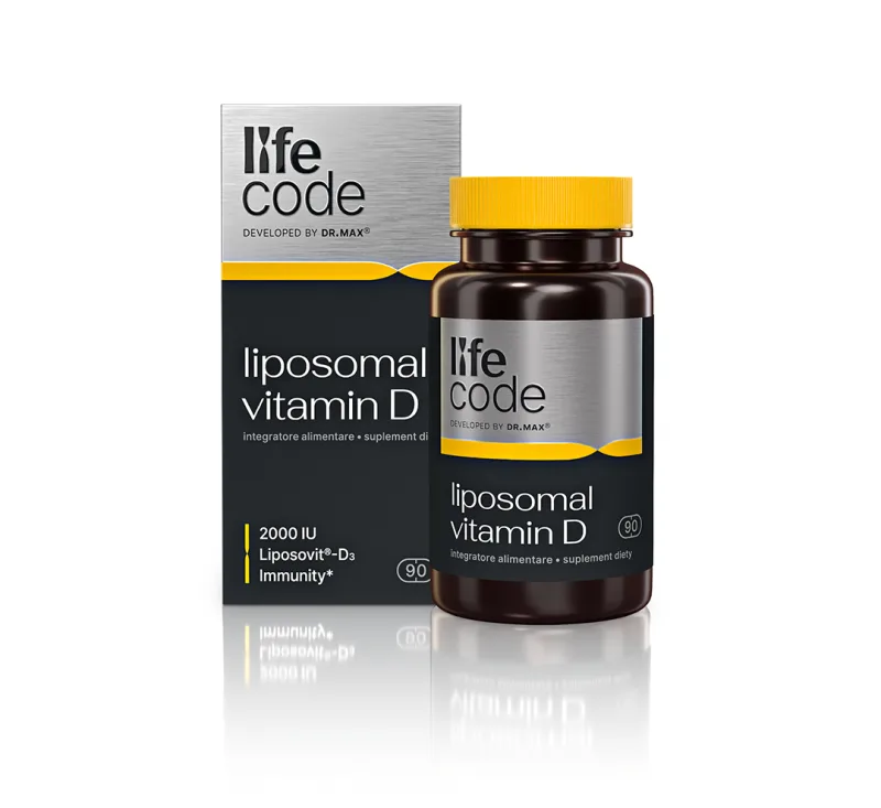 LifeCode developed by Dr. Max® Liposomal Vitamin D, 90 capsule — preț și oferte