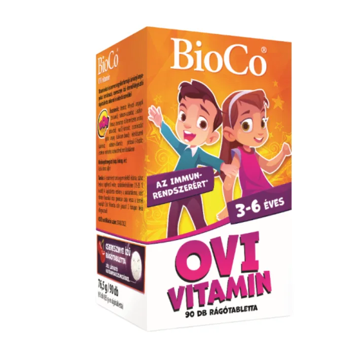 Vitamine pentru copii, 90 comprimate masticabile, BioCo — preț și oferte