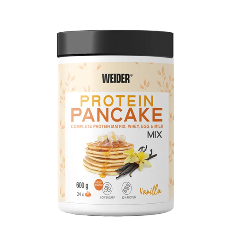 Mix clatite proteice cu aroma de Vanilie Protein Pancake, 600g, Weider — preț și oferte
