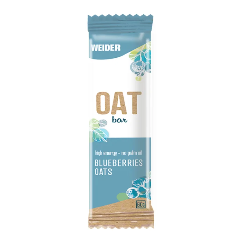 Baton din ovaz cu aroma de blueberries Oat Bar, 60g, Weider — preț și oferte