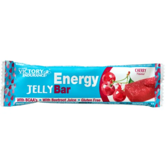 Baton energizant sub forma de jeleu cu aroma de cirese Energy Jelly Bar, 32g, Weider — preț și oferte