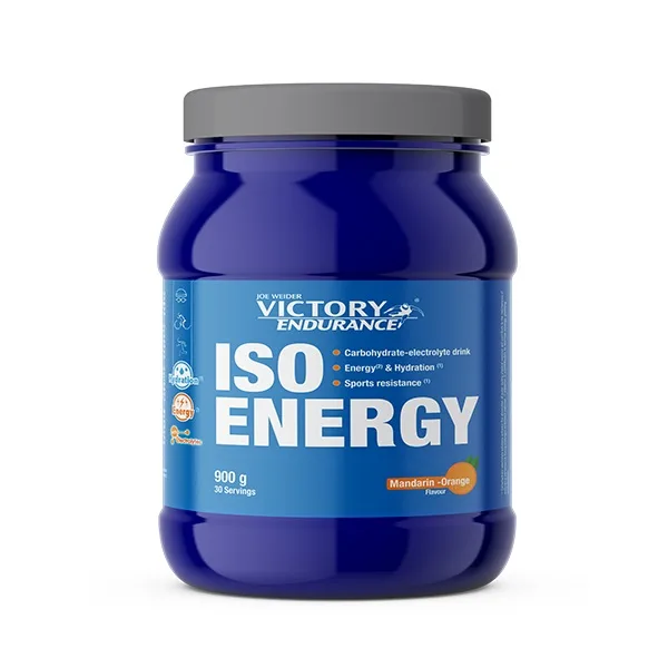Pulbere pentru bautura isotonica cu aroma de Orange Mandarine ISO Energy, 900g, Weider — preț și oferte