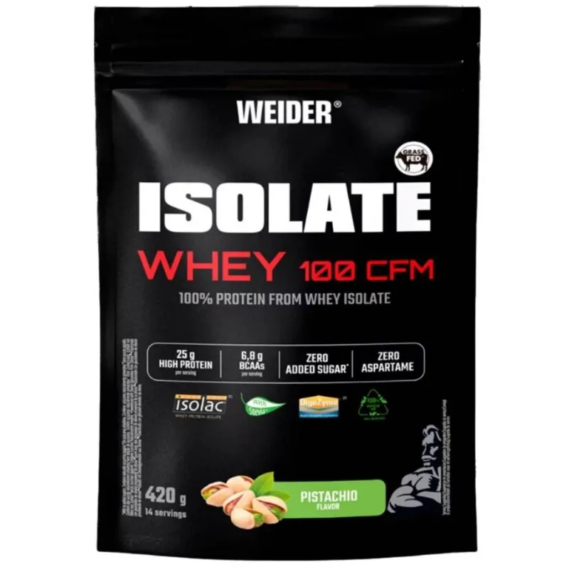 Izolat proteic cu aroma de Pistachio Isolate Whey 100 CFM, 420g, Weider — preț și oferte