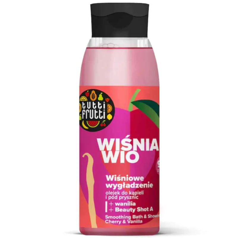 Ulei netezitor pentru baie si dus cu cirese si vanilie Tutti Frutti, 400ml, Farmona — preț și oferte