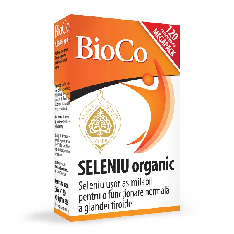 Seleniu Organic, 120 comprimat, BioCo — preț și oferte
