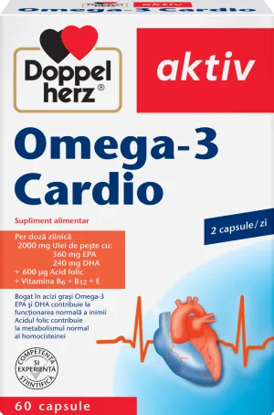 Omega-3 Cardio, 60 capsule, Doppelherz