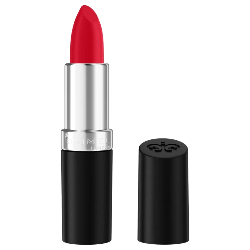 Ruj de buze Lasting Finish Satin 170 Alarm, 2.3g, Rimmel London — preț și oferte