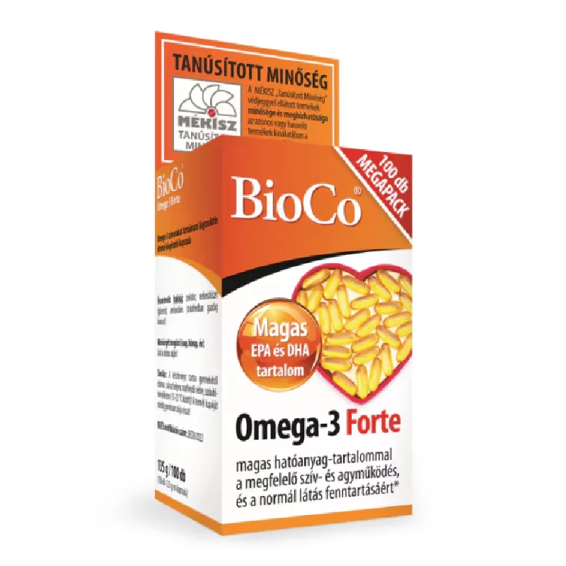 Omega 3 Forte, 100 capsule, BioCo — preț și oferte