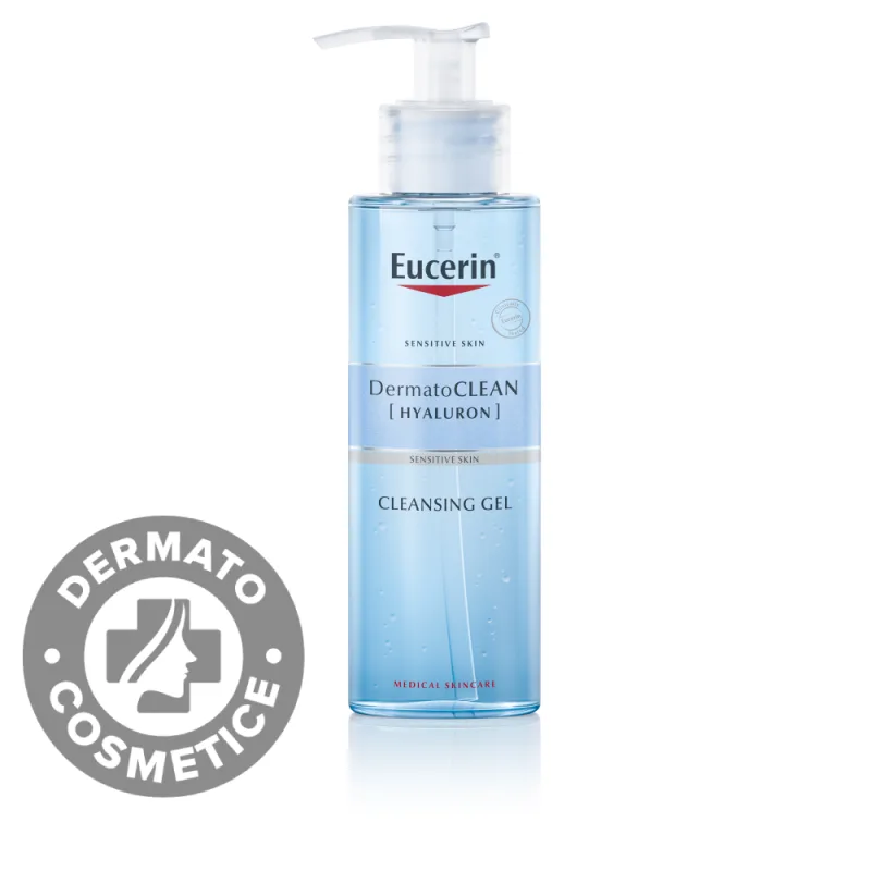 Gel facial de curatare Dermato Clean, 200ml, Eucerin — preț și oferte