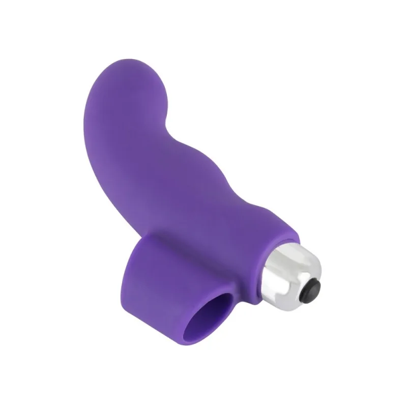Vibrator pentru stimularea punctului G cu suport pentru deget, 1 bucata, Sweet Smile — preț și oferte