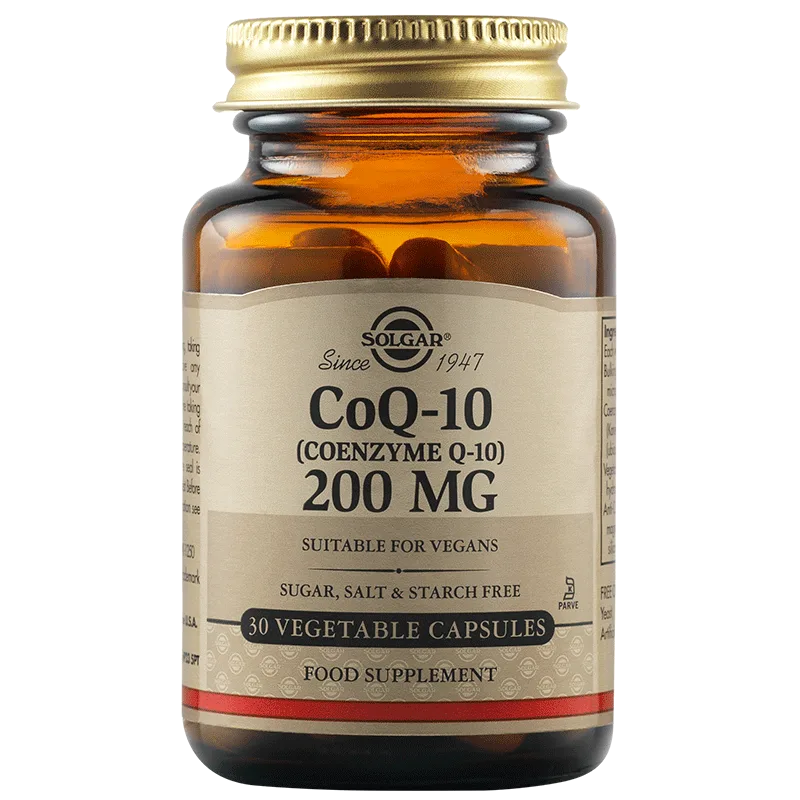 Coenzima Q10 200mg, 30 capsule, Solgar — preț și oferte