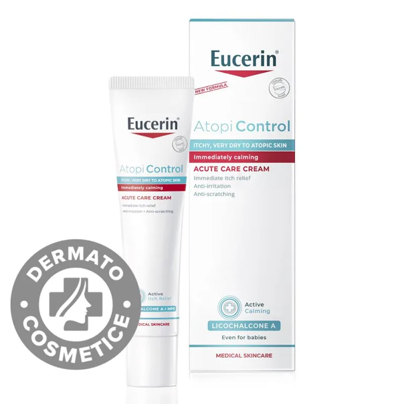 Crema pentru ingrijire acuta AtopiControl, 40ml, Eucerin — preț și oferte