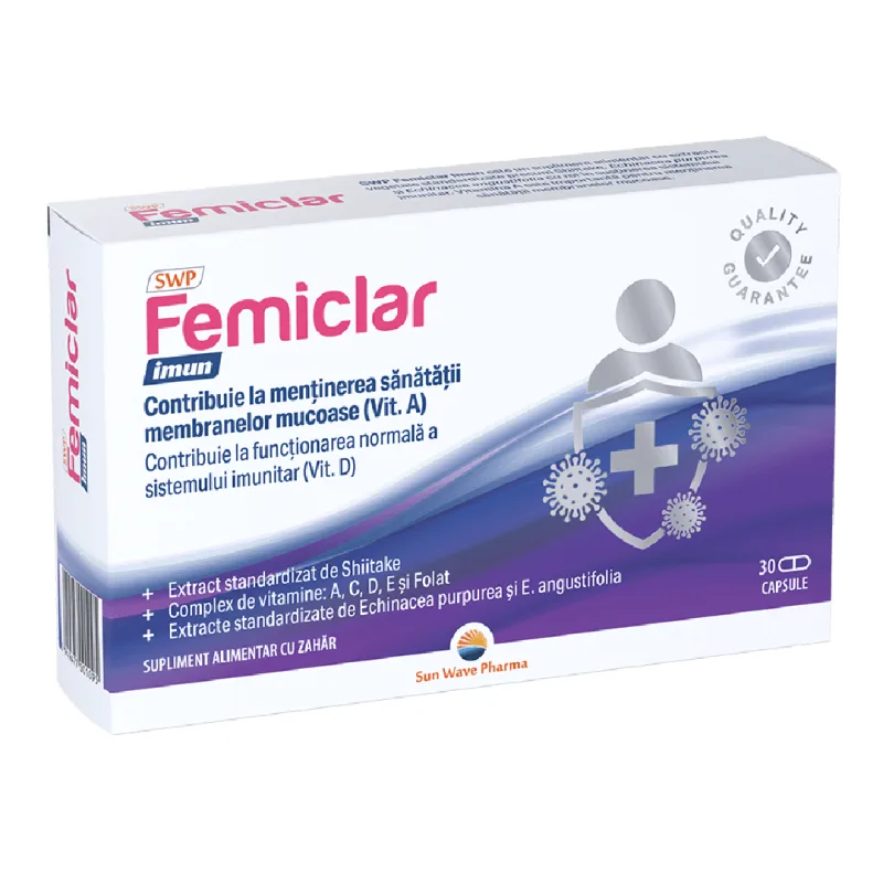 Femiclar Imun, 30 capsule, Sun Wave Pharma — preț și oferte