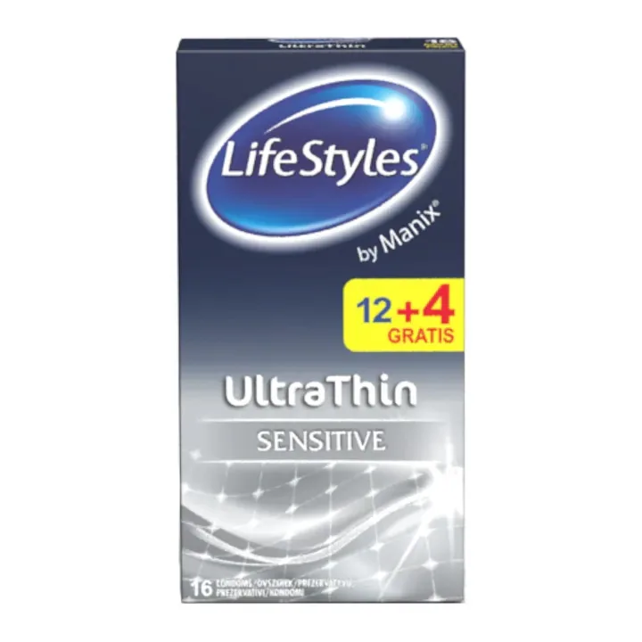 Prezervative Ultra Thin, 12+4 bucati, LifeStyles — preț și oferte