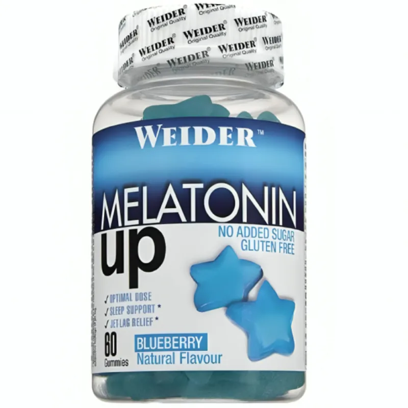 Melatonina cu aroma blueberry Melatonin Up, 60 jeleuri, Weider — preț și oferte