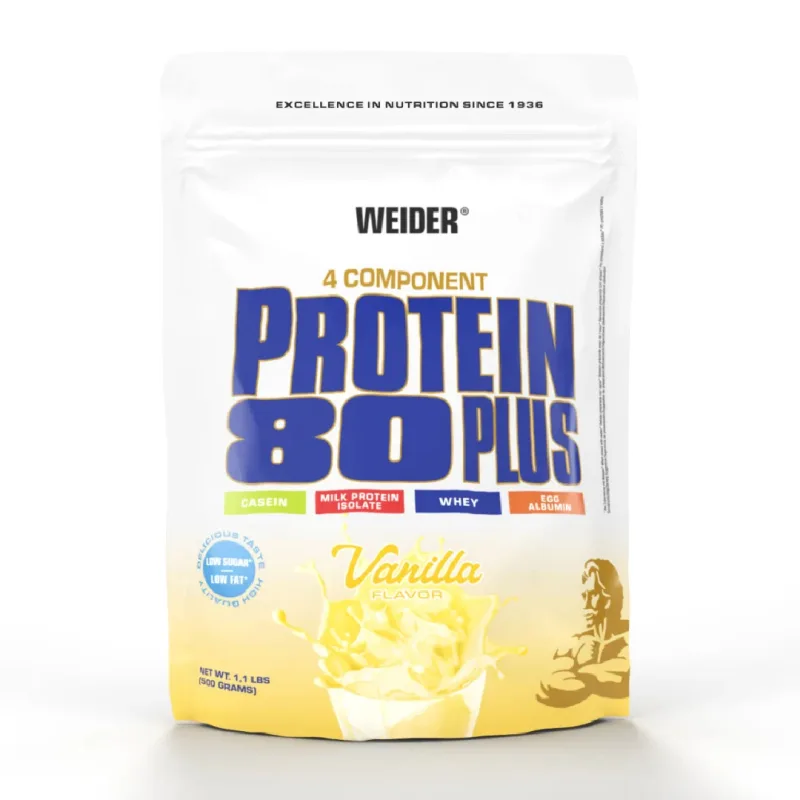 Pudra proteica cu aroma de Vanilla Protein 80+, 2kg, Weider — preț și oferte