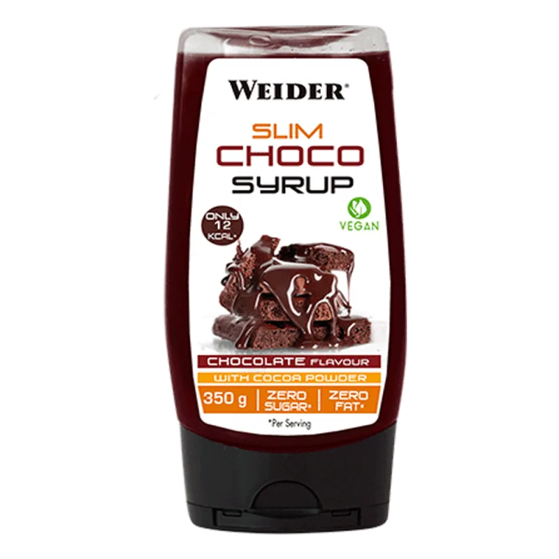 Sirop fara zahar cu aroma de ciocolata Slim Choco Syrup, 250ml, Weider — preț și oferte