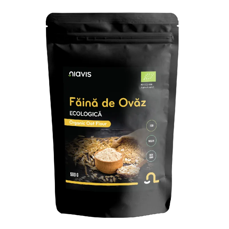 Faina de ovaz ecologica, 500g, Niavis — preț și oferte