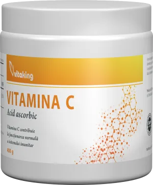 Vitamina C cristalizata, 400g, Vitaking