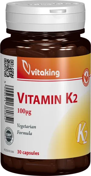 Vitamina K2 naturala 100μg, 30 capsule, Vitaking