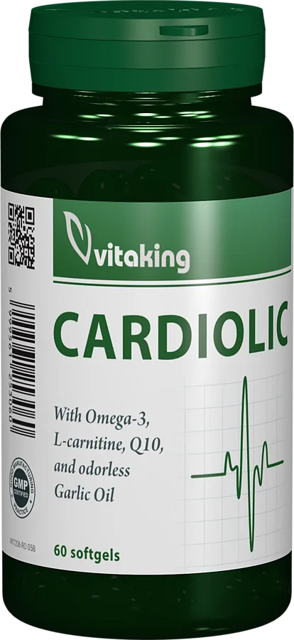 Complex Cardiolic pentru inima, 60 capsule moi, Vitaking — preț și oferte