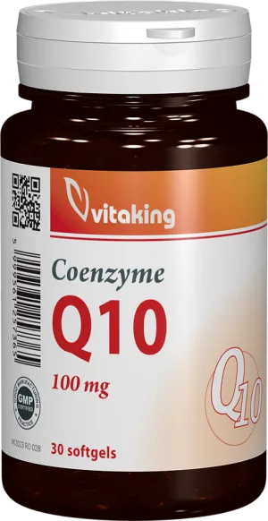 Coenzima Q10 naturala 100mg, 30 capsule gelatinoase, Vitaking