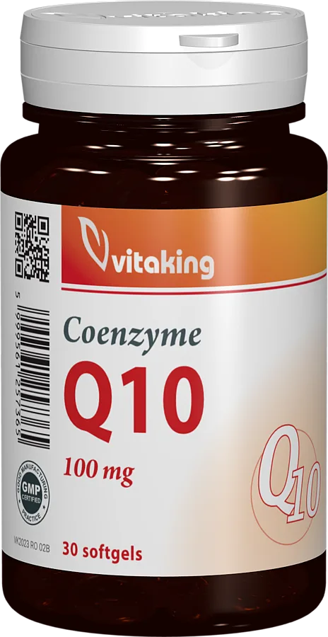 Coenzima Q10 naturala 100mg, 30 capsule gelatinoase, Vitaking — preț și oferte
