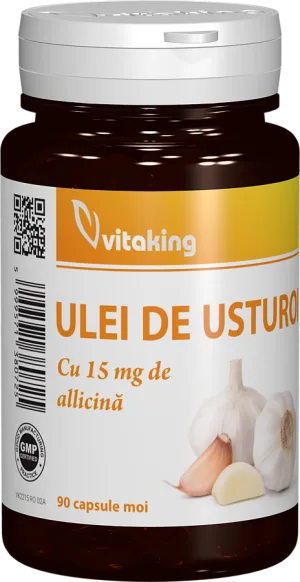 Ulei de usturoi 30mg, 90 capsule moi, Vitaking