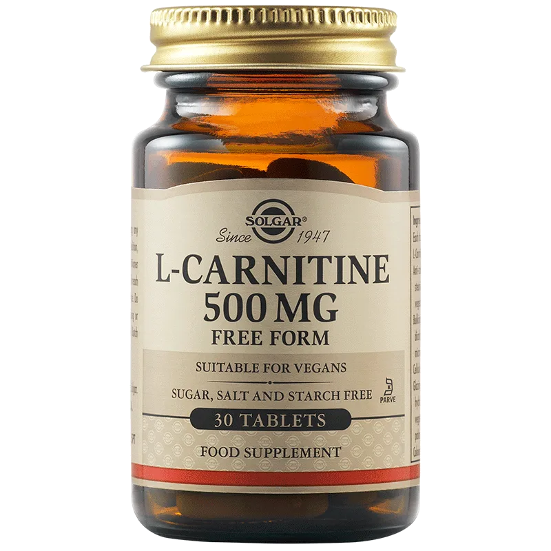 L-Carnitina, 30 tablete, Solgar — preț și oferte