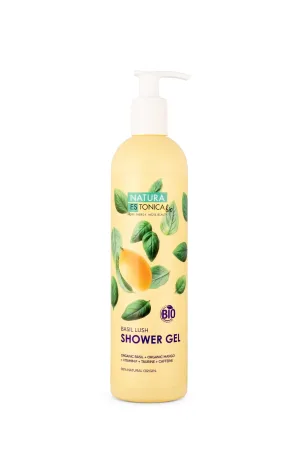 Gel de dus natural Basil Lush, 400ml, Natura Estonica