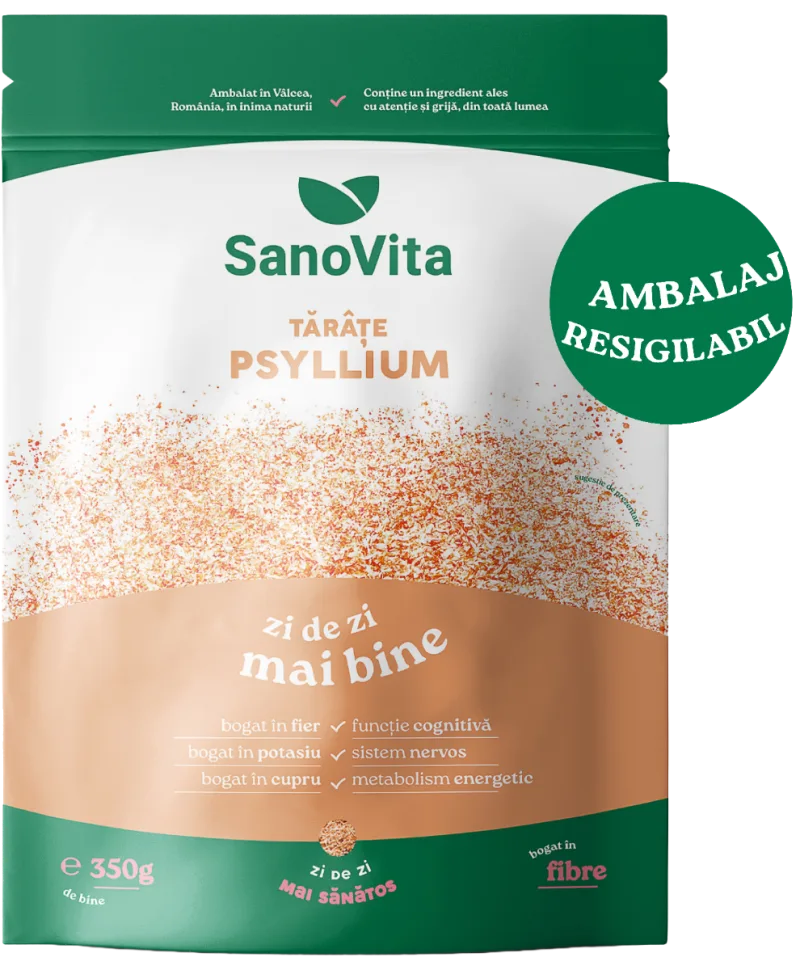 Tarate Psyllium, 350g, SanoVita — preț și oferte