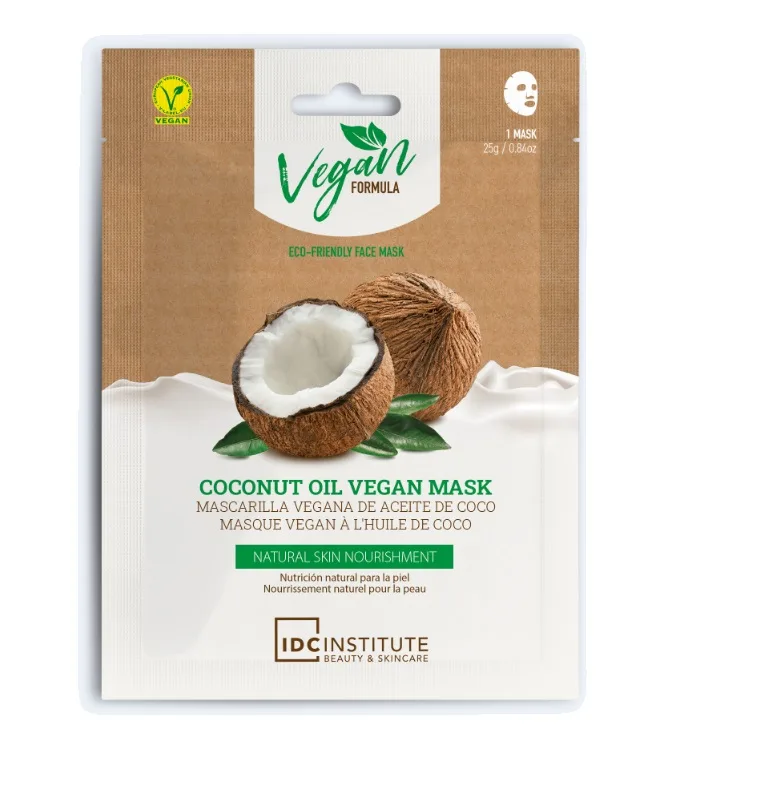 Masca servetel vegana cu ulei de cocos, 25g, IDC Institute — preț și oferte