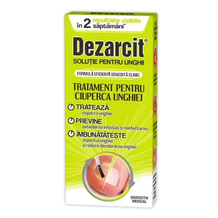 Solutie pentru tratament ciuperca unghiei, 5ml, Dezarcit — preț și oferte