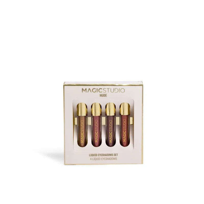 Set 4 farduri de pleoape lichide nude, 4 x 1.2ml, Magic Studio — preț și oferte